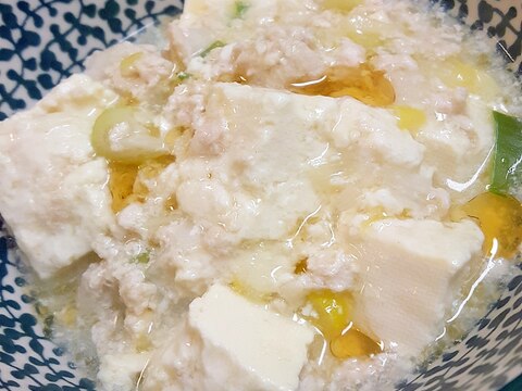 鶏ひき肉で！ほっこり優しい(^^)白い麻婆豆腐♪